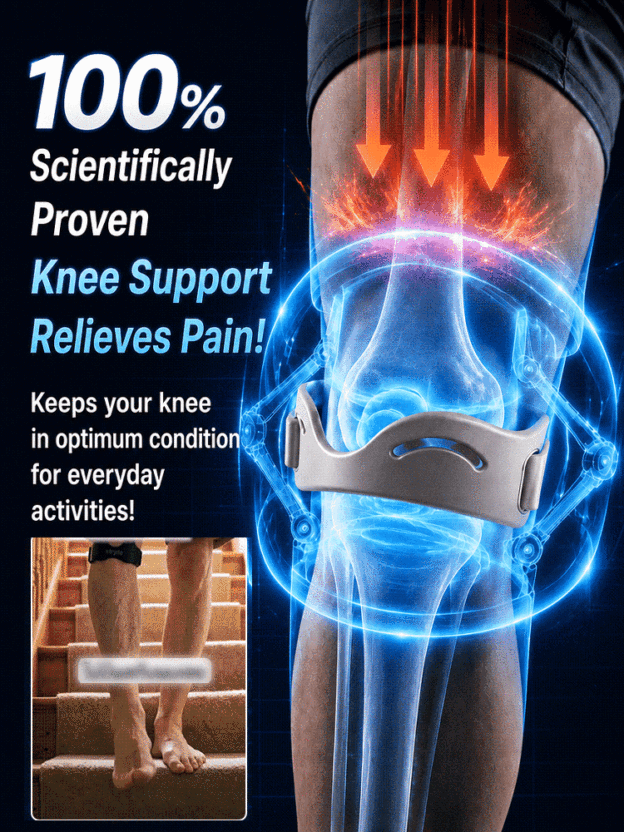 🦵 Say Goodbye to Knee Pain! Developed by top German medical labs, this revolutionary knee brace instantly reduces 30kg of joint pressure. Featuring aerospace-grade silicone support and infrared soothing technology, it acts like a second ligament so you c