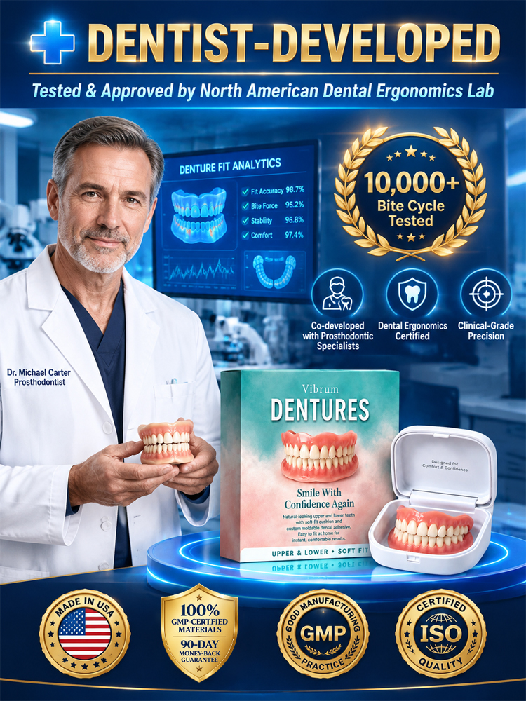  ✨ Transform Your Smile Instantly from Home! Tired of outrageous dentist bills and messy, toxic denture glues? Say hello to the Premium Snap-On Custom Smile—the professional, pain-free solution delivered straight to your door. Skip the waiting room and ge