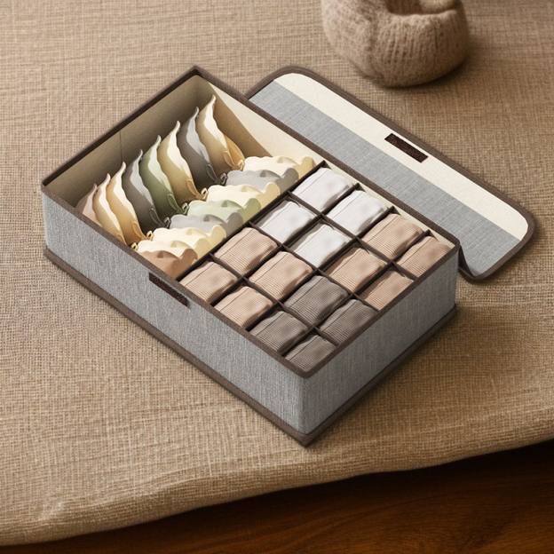 Lidded Drawer Organizer with Dividers