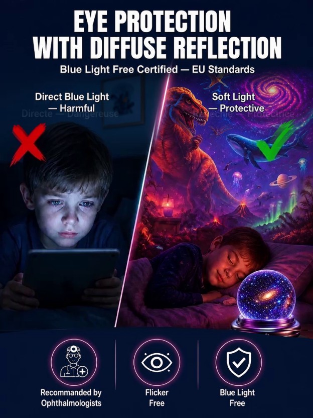 【4K Ultra HD Holographic Floating Aurora Star Projector】Stressed out after a long day? Transform any boring room (or even your car!) into a stunning deep-sea oasis or an endless 4K galaxy in just 1 second.