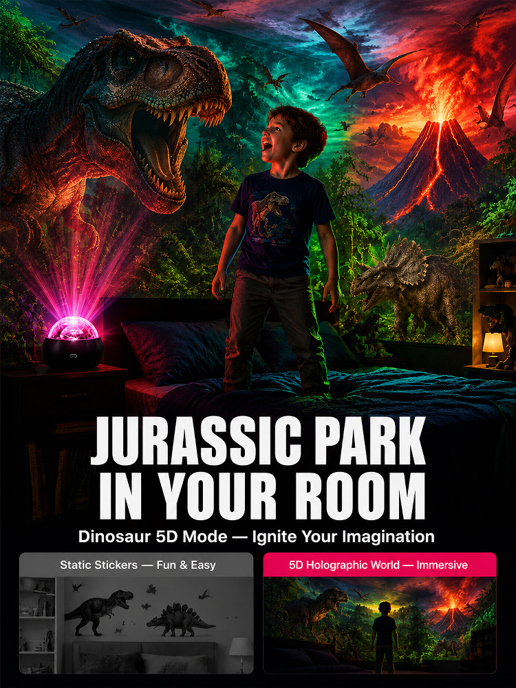 【4K Ultra HD Holographic Floating Aurora Star Projector】Stressed out after a long day? Transform any boring room (or even your car!) into a stunning deep-sea oasis or an endless 4K galaxy in just 1 second.