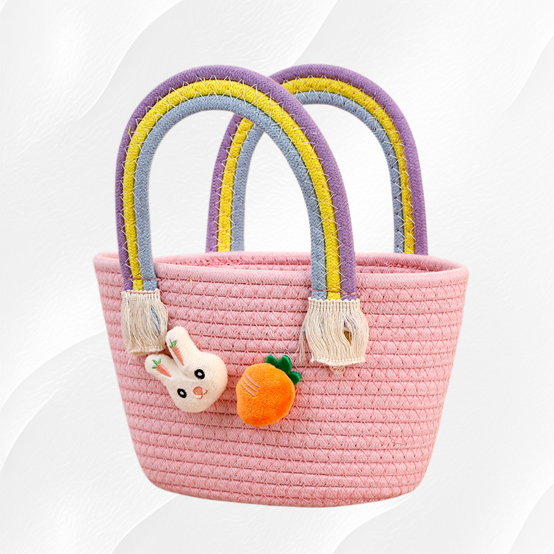 Handmade Cotton Rope Basket