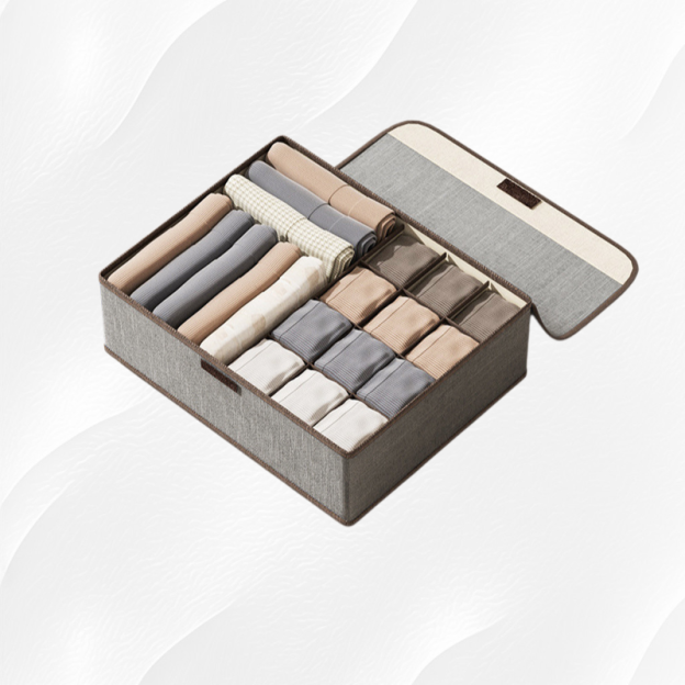 Lidded Drawer Organizer with Dividers