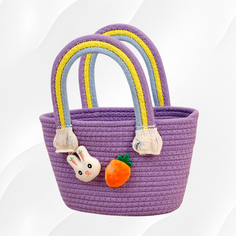 Handmade Cotton Rope Basket