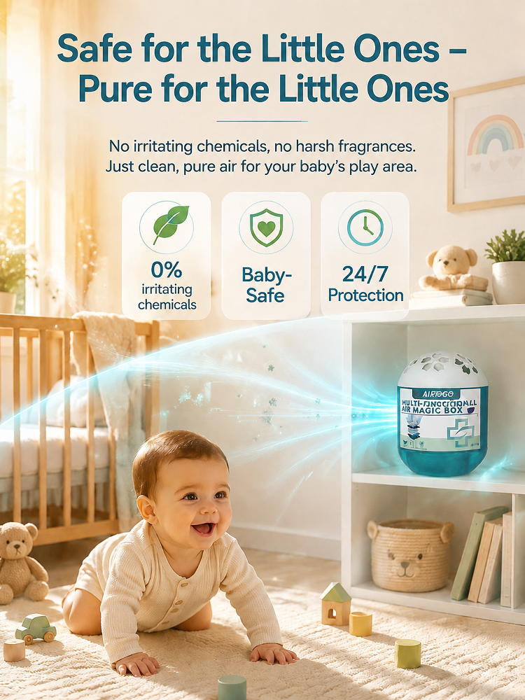 【Baby & Mom Safe Purification]】Whole-House Dust Buster Smart Vacuum Cube