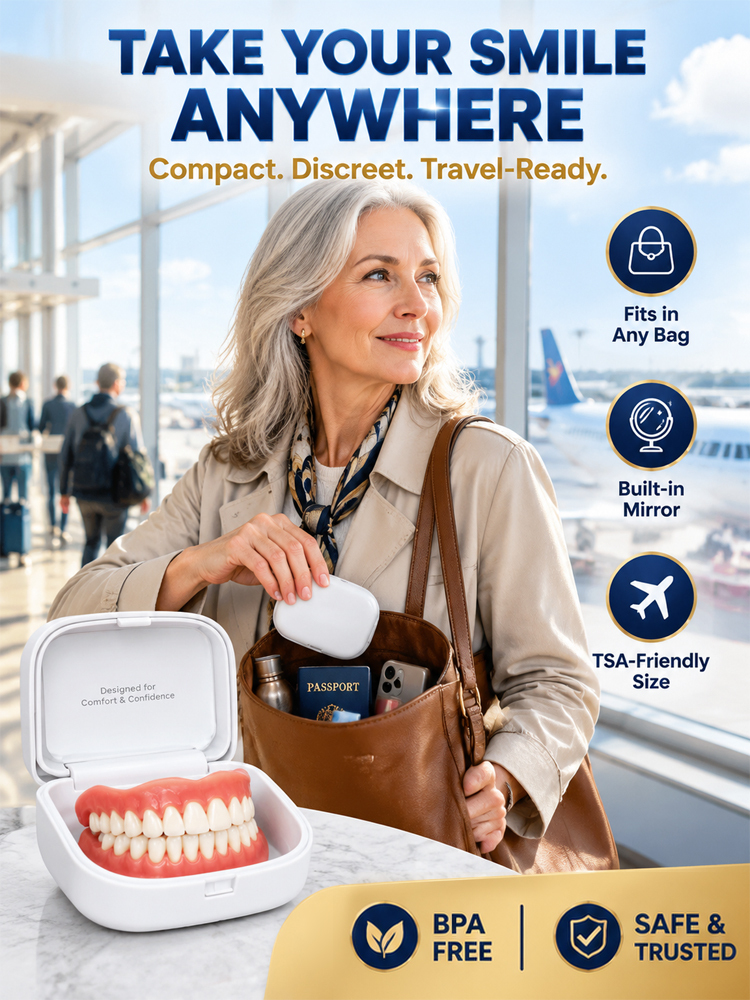  ✨ Transform Your Smile Instantly from Home! Tired of outrageous dentist bills and messy, toxic denture glues? Say hello to the Premium Snap-On Custom Smile—the professional, pain-free solution delivered straight to your door. Skip the waiting room and ge
