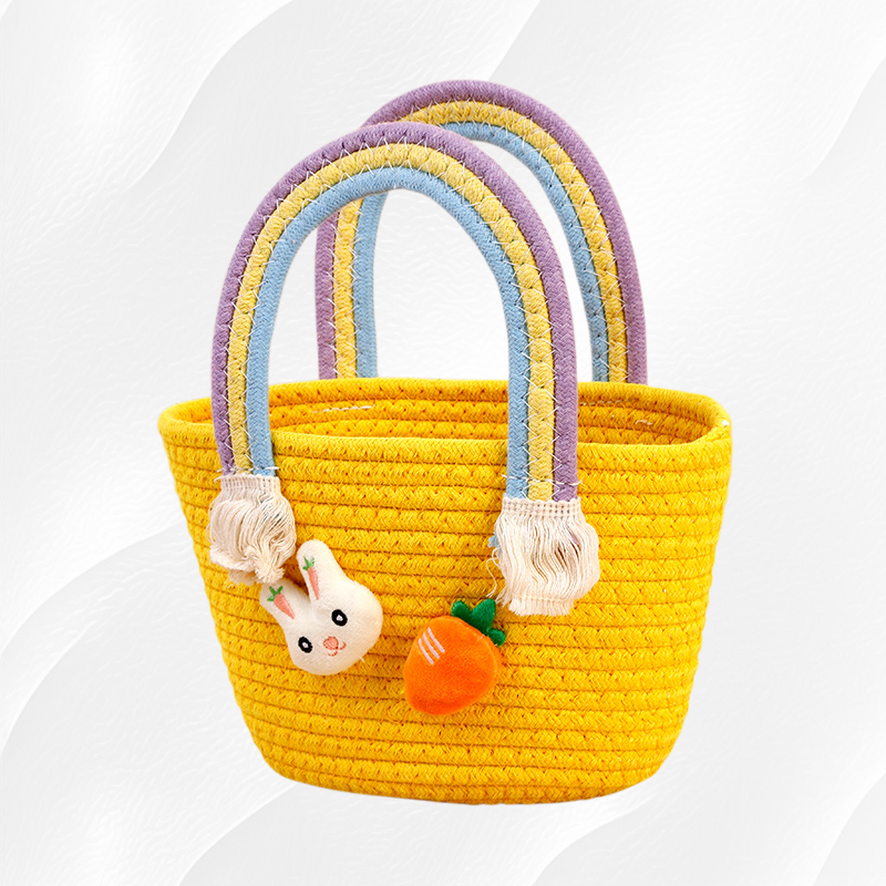 Handmade Cotton Rope Basket