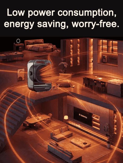 Energy-saving, low-noise 90° adjustable heater!Instantly raise indoor temperature in 2 seconds