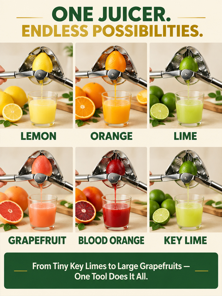 Commercial Stainless Steel Citrus Juicer – 99% Pure Extract & Award Winner (Midnight Clearance Sale)