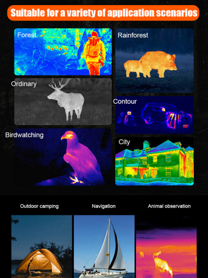 German technology thermal imaging monocular night vision device🌙Clear images even in the dark 
