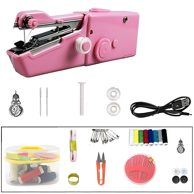Best Value: 3 Pieces for only $67! Save $59 now. 💰⚡Multifunctional handheld small sewing machine🧭🧵Cordless & portable: The ultimate travel sewing companion.