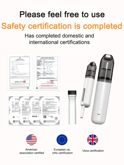 4500Pa Pro Power! 🔥Clean Every Hidden Corner. ✨Cordless Mini Car Vacuum Cleaner [Vacuum and Blow]💰Buy 2 & Save $28!🚗ar & Home 2-in-1.