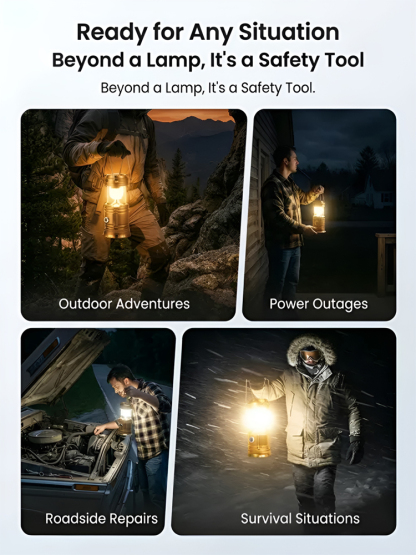 Zero electricity costs! Sun-powered brightness all night. ☀️Never get caught in the dark again! 💡Drop-proof & waterproof solar light for any adventure! 🌧️1 light fixes all blackouts & camping trips! 🏕️