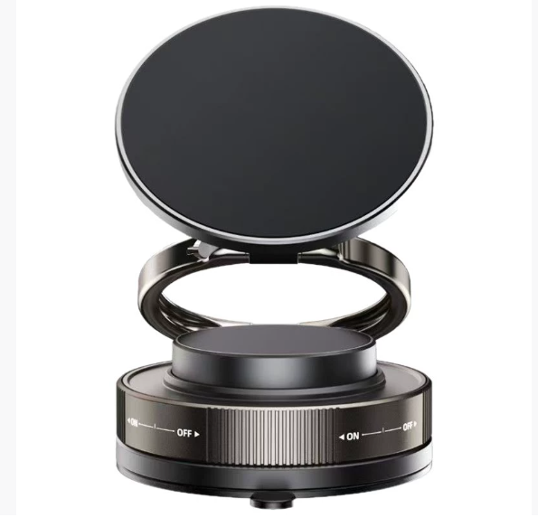 N54 Military-Grade Magnet · Rock-Solid Hold🧲Vacuum adsorption strong magnetic mobile phone holder🛡️Bumpy Roads? No Problem · Navigation Never Drops