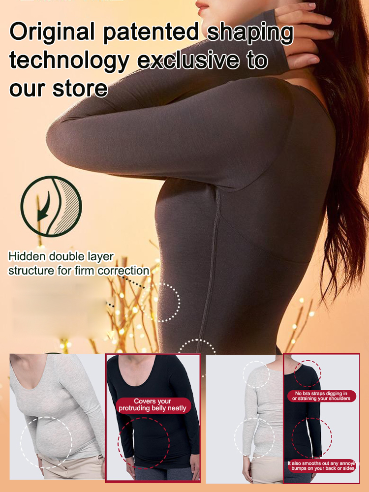 Integrated Bra Cup Hyaluronic Acid Skin Care Undershirt!The 3.0 upgraded version is all you need for autumn and winter.
