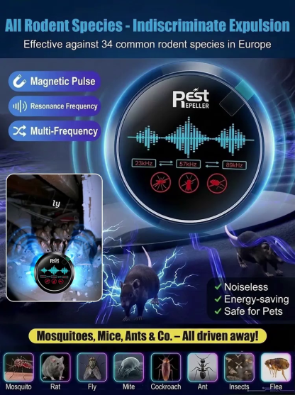 Like magic! Just plug it in and watch pests run away 🪄🐀Skip the $1000 exterminator! Tech hack ends pest problems 💰🛡️