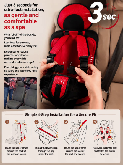 F1-Grade Portable Safety Capsule – 5-Point Safety Lock – Foldable 500g Ultra-Light Harness Seat – Exclusive Limited Supply (Stock Running Low!)