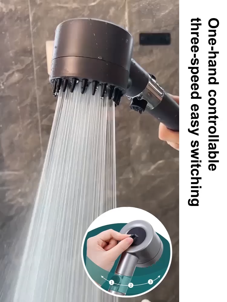 📦📦New massage booster shower head, The top choice for home upgrades! Make bathing a pleasure!