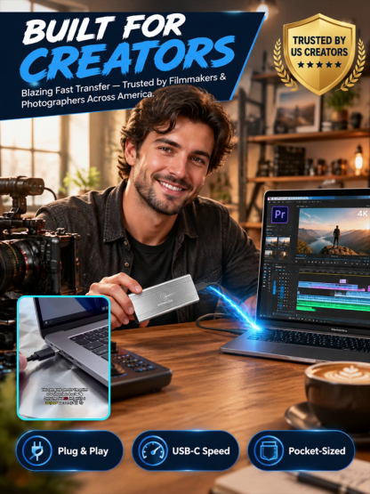 German-Engineered 32TB Portable SSD (5000MB/s Speed & AES-256 Encryption) - Stop Cloud Subscription Traps - Direct Clearance Special! 🔒