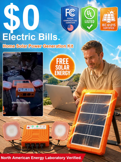Off-Grid Solar Power Generator Kit – Emergency 72H Energy Backup & $0 Electric Bills Solar Station (Clearance Blowout Sale)