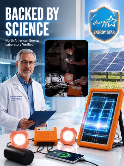 Off-Grid Solar Power Generator Kit – Emergency 72H Energy Backup & $0 Electric Bills Solar Station (Clearance Blowout Sale)