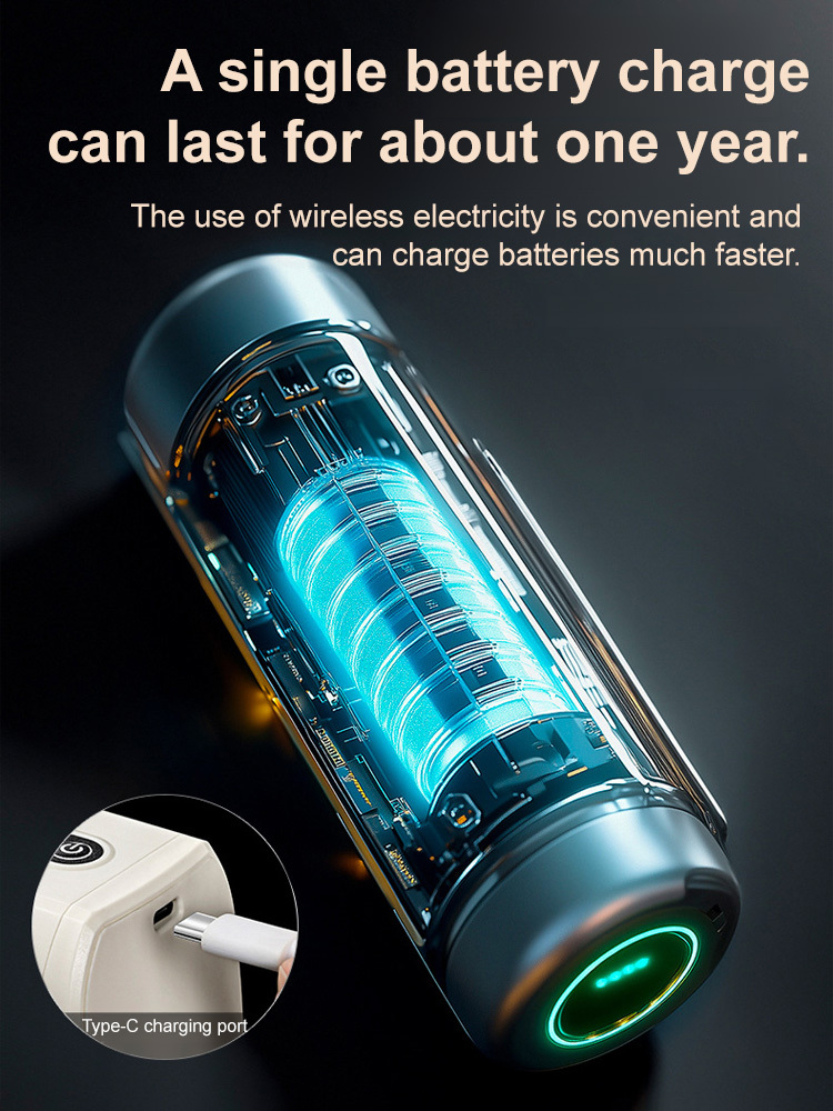 Fully automatic wireless electric knife sharpener🛡️ German-Engineered Motor + Anti-Pinch – Safe & Long-Lasting⚡ One-Touch Automatic Sharpening – Dull Blades Sharp in 3 Seconds