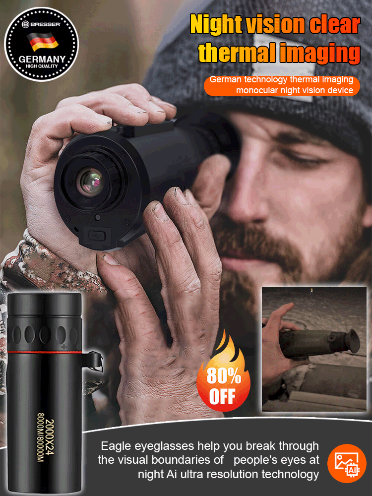 German technology thermal imaging monocular night vision device🌙Clear images even in the dark 
