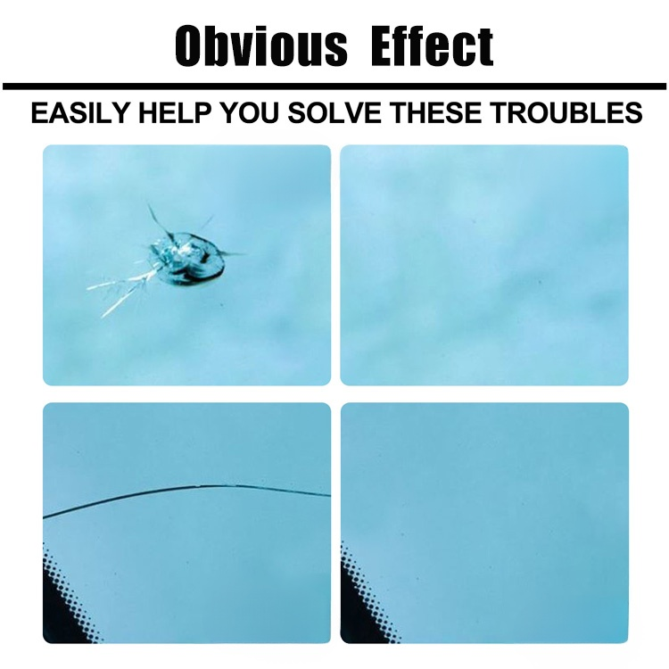 German/imported high permeability resin💎Imported Automobile Windshield Repair Kit🪄Repairing cracks is as simple as drinking water.