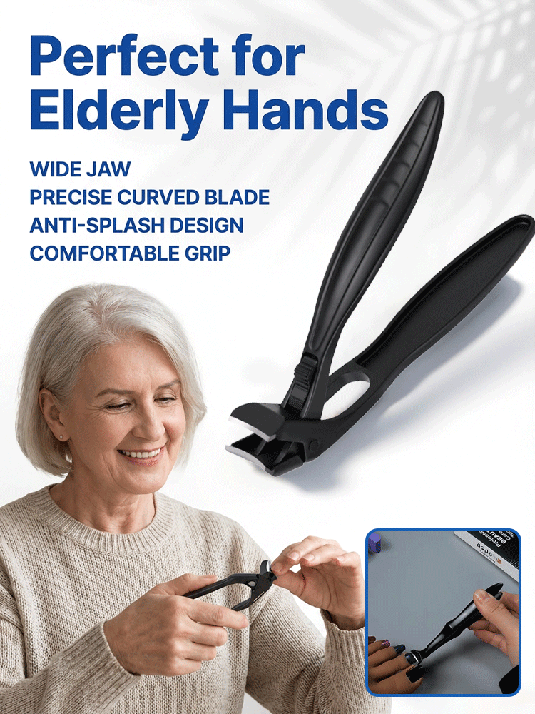 Ergonomically designed portable nail clippers🦈 Wide Opening · Curved Head – Bites Through Thick Nails in One Go🛡️ Push-to-Lock + Anti-Splash – Nail Clippings Stay Contained⚙️ Zinc Alloy Die-Casting · Razor-Sharp Blade – Heirloom Quality