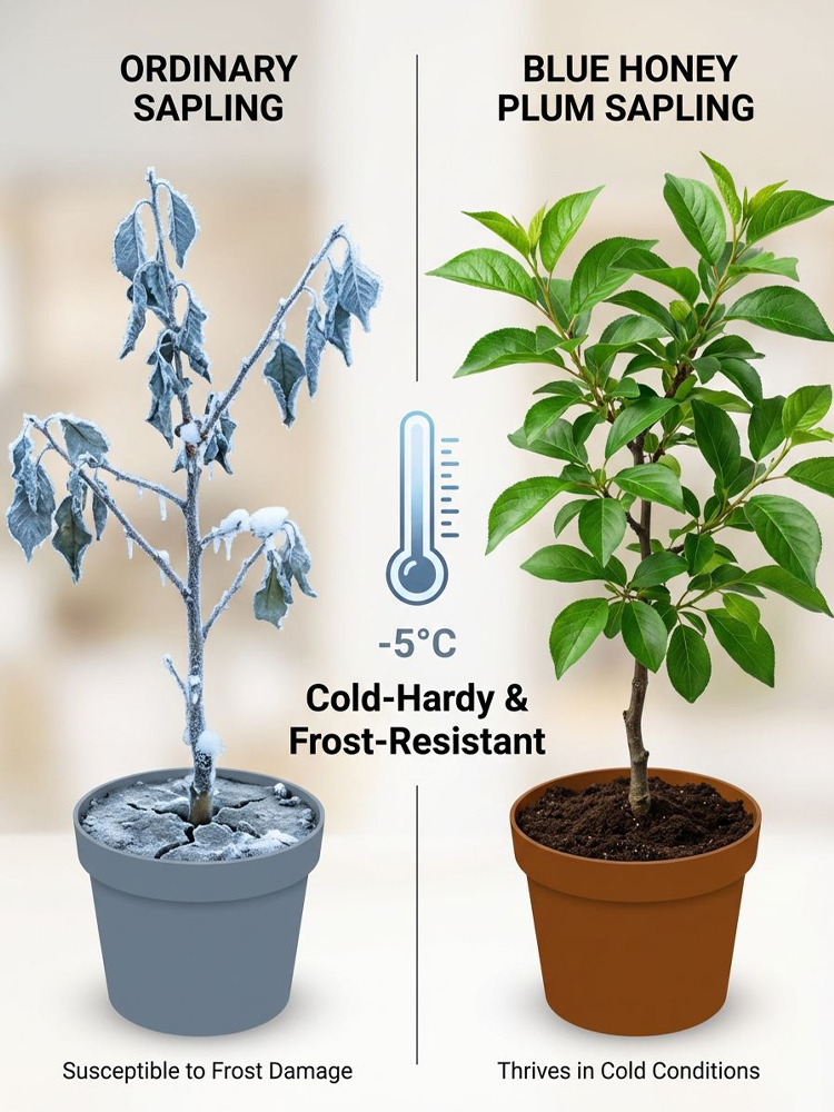Harvest Sweet Prunes in Your Own Backyard This Year! 🏠🍎Grafted Blue Honey Prunes: Cold-Hardy & Fruiting This Year! ❄️🌳Get 5 High-Yield Prune Trees for Just $82! 💰🚀
