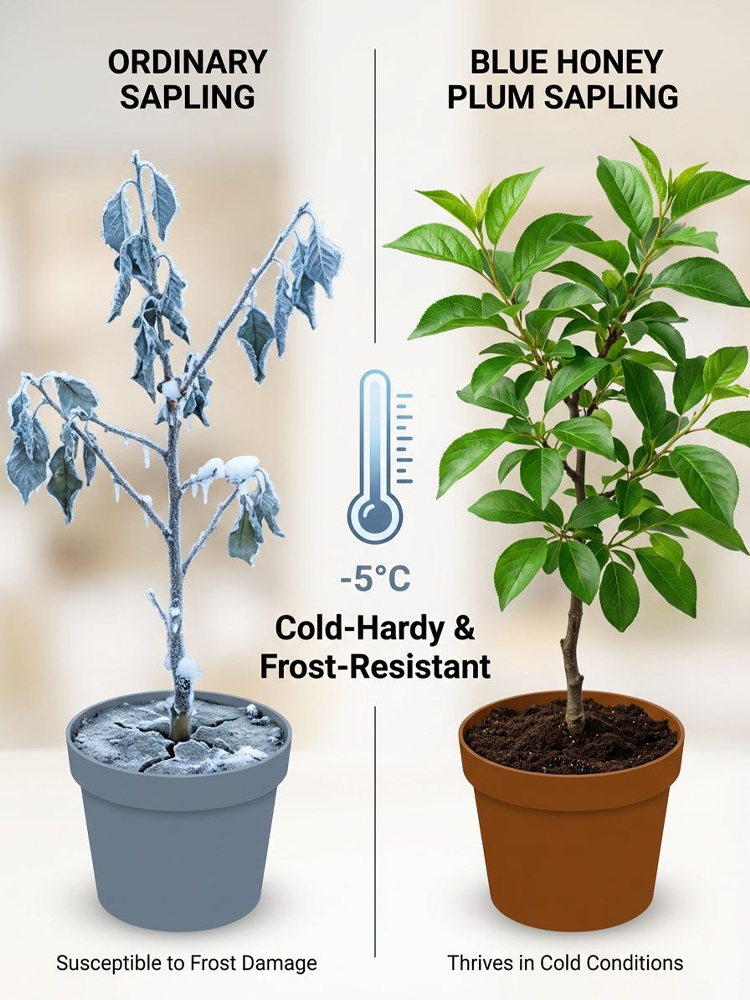 Harvest Sweet Prunes in Your Own Backyard This Year! 🏠🍎Grafted Blue Honey Prunes: Cold-Hardy & Fruiting This Year! ❄️🌳Get 5 High-Yield Prune Trees for Just $82! 💰🚀