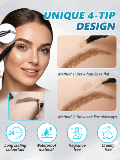 EN: Natural Brows, Stroke by Stroke ✨Fill Your Beard, Boost Confidence 🧔[Creating a Wild, Hairy Look] Beginner-Friendly Eyebrow Pencil🌊Waterproof & Sweatproof💎Better Than Microblading