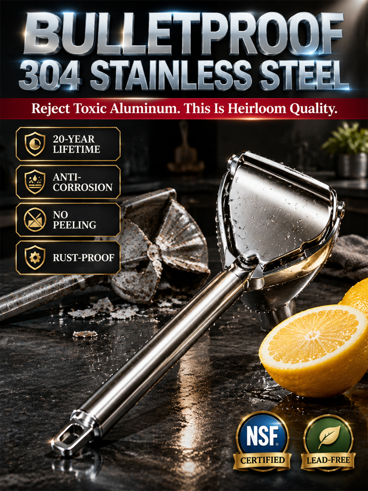 Commercial Stainless Steel Citrus Juicer – 99% Pure Extract & Award Winner (Midnight Clearance Sale)