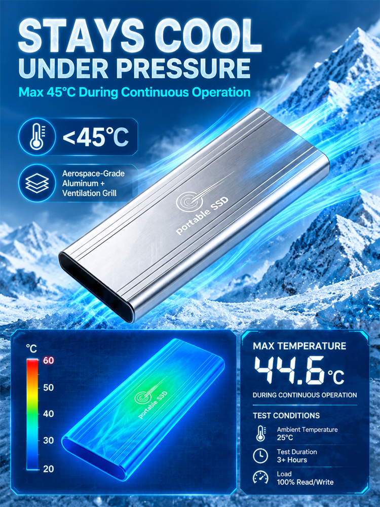 German-Engineered 32TB Portable SSD (5000MB/s Speed & AES-256 Encryption) - Stop Cloud Subscription Traps - Direct Clearance Special! 🔒