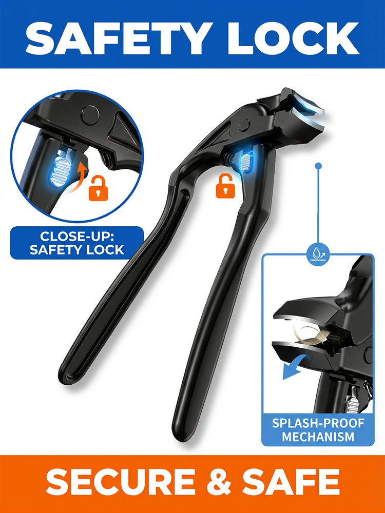 Ergonomically designed portable nail clippers🦈 Wide Opening · Curved Head – Bites Through Thick Nails in One Go🛡️ Push-to-Lock + Anti-Splash – Nail Clippings Stay Contained⚙️ Zinc Alloy Die-Casting · Razor-Sharp Blade – Heirloom Quality