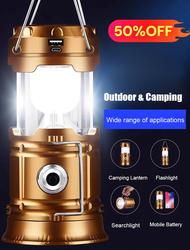 Zero electricity costs! Sun-powered brightness all night. ☀️Never get caught in the dark again! 💡Drop-proof & waterproof solar light for any adventure! 🌧️1 light fixes all blackouts & camping trips! 🏕️