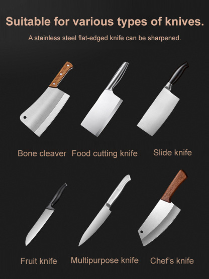 Fully automatic wireless electric knife sharpener🛡️ German-Engineered Motor + Anti-Pinch – Safe & Long-Lasting⚡ One-Touch Automatic Sharpening – Dull Blades Sharp in 3 Seconds