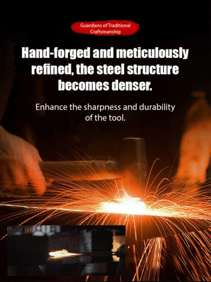 🔥Traditional Iron-Cutting Bone Carving Knife Forged by Ancient Methods🗡️Cutting metal like cutting fruit🪙Worth collecting