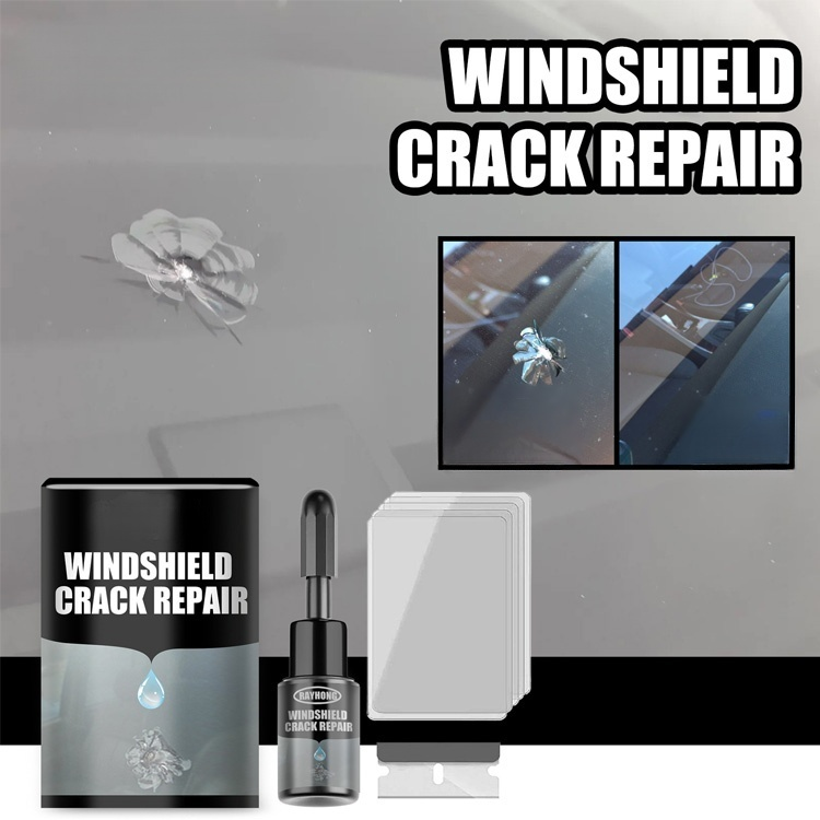 German/imported high permeability resin💎Imported Automobile Windshield Repair Kit🪄Repairing cracks is as simple as drinking water.