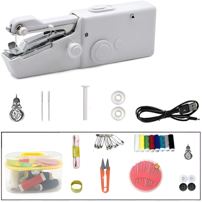 Best Value: 3 Pieces for only $67! Save $59 now. 💰⚡Multifunctional handheld small sewing machine🧭🧵Cordless & portable: The ultimate travel sewing companion.