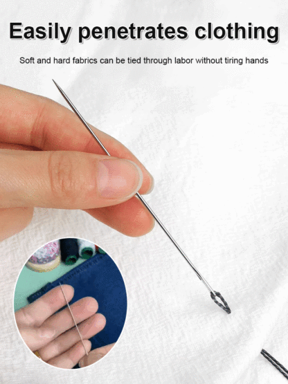 Buy 1 Set, Get 2 Sets Free 🧵[Great Value 34-Piece Set] Large-Eye Steel Needle Sewing Tool Set✨🎨 The Art of Mending: Make Every Stitch a Pleasure.