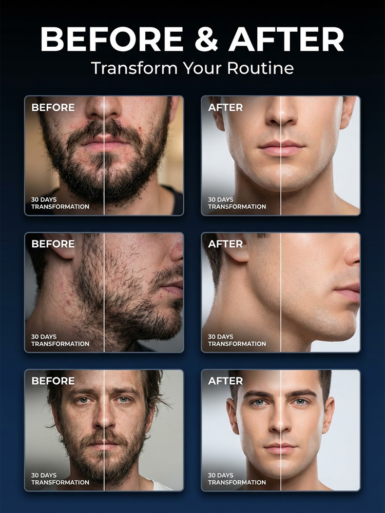 Save Big Today! 💰Seiko magnetic mini electric shaver🎯3D Floating Heads, Close Fit, Smooth Shave