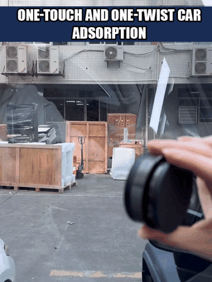 N54 Military-Grade Magnet · Rock-Solid Hold🧲Vacuum adsorption strong magnetic mobile phone holder🛡️Bumpy Roads? No Problem · Navigation Never Drops