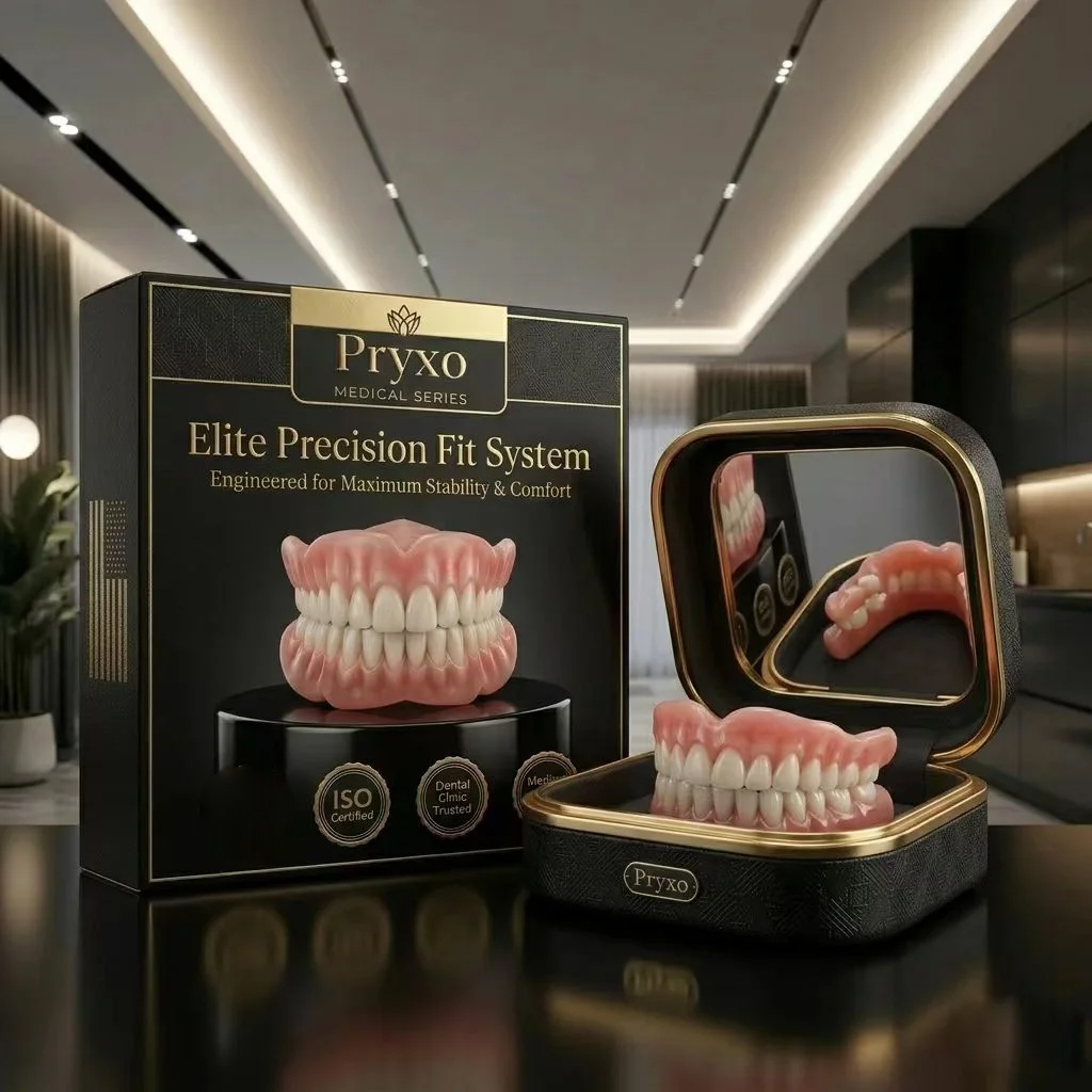 [Reshaping a Million-Smile] High-End Custom-Made Dentures, Skip $2,000+ Dental Bills! Pryxo 360° Suction Denture Gives Perfect Smile at Home.