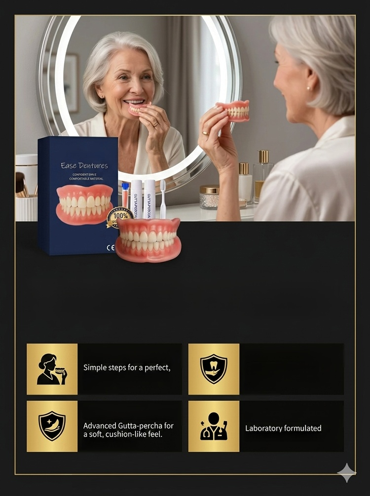[No. 1 in Oral Care] Premium Custom Full-Mouth Denture Set, Stop Settling for Cheap Trays! Experience the Laboratory-Grade Precision of a Fully Custom Smile.