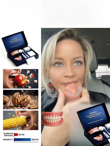 【Best-Selling in the US】Premium Medical Denture Set, Say Goodbye to Jaw Pain & Migraines!