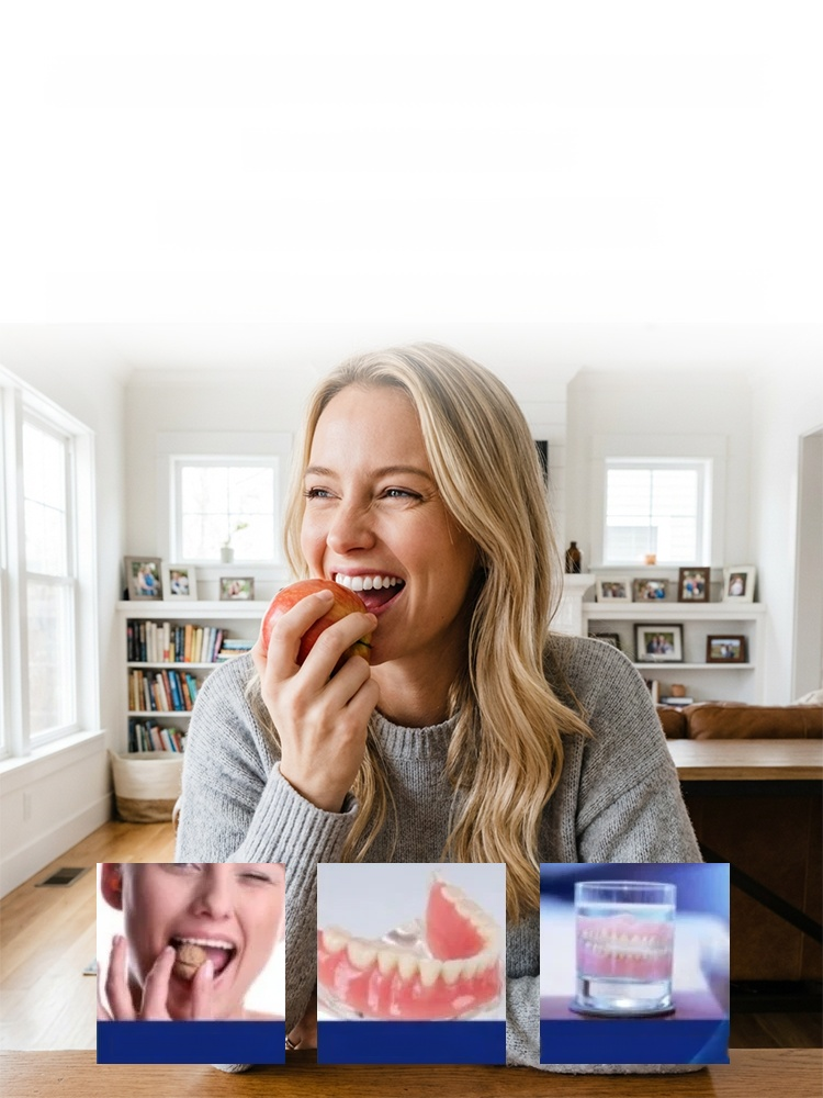 [Professional Certification] Regain Your Smile with Dentures. A natural and comfortable fit that makes you forget you're wearing them.