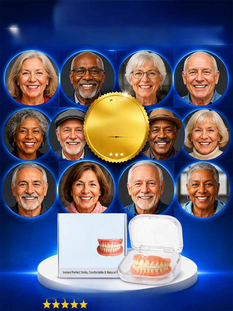 Still stressed over dental costs? Try medical-grade at-home veneers. No dentist needed, 3-min instant fit. Looks 100% natural. 50% OFF today only!