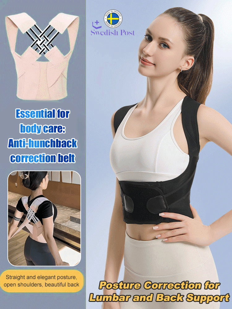 ✨Perfectly corrects hunched posture, improves spinal alignment, and improves posture! ✅Wear 2 hours daily for 3 weeks for visible results.