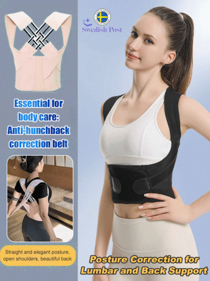 ✨Perfectly corrects hunched posture, improves spinal alignment, and improves posture! ✅Wear 2 hours daily for 3 weeks for visible results.